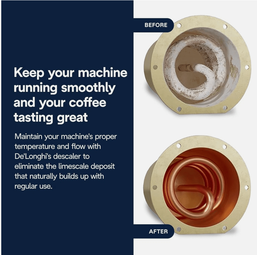 De'Longhi Descaling Solution 500ml DLSC500 - My Oven Spares - De'Longhi - DELDLSC500 - 6