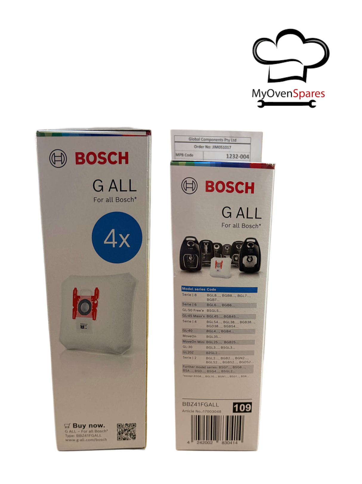 Vacuum Cleaner Dust Bags – Replacement for Bosch / Siemens Type G ALL Plus