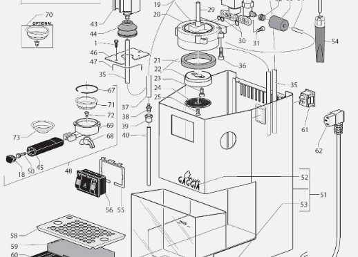 Gaggia Filter Holder Handle & Plug Black Classic Baby Evolution Espresso - My Oven Spares - Gaggia - DEL5059486 - 1