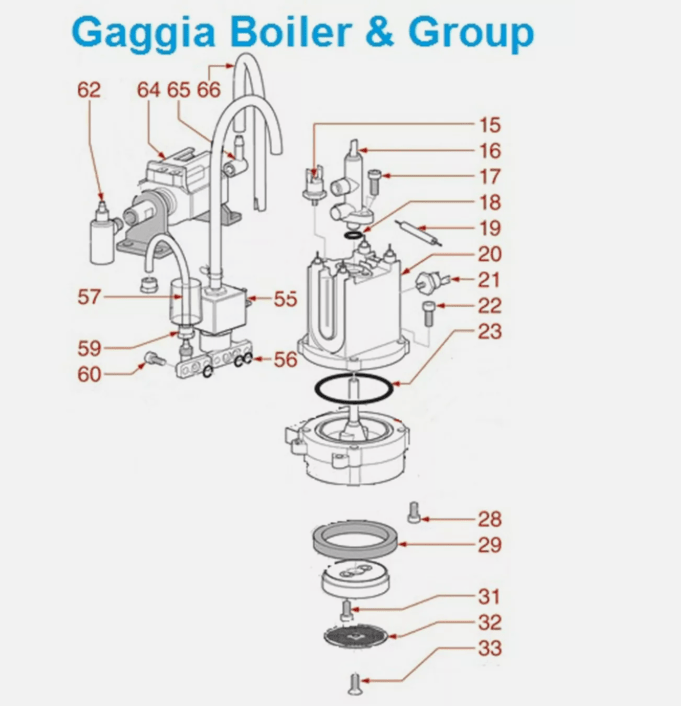 Gaggia Outlet Tube 996530053235 - My Oven Spares - Gaggia - GAG996530053235 - 3
