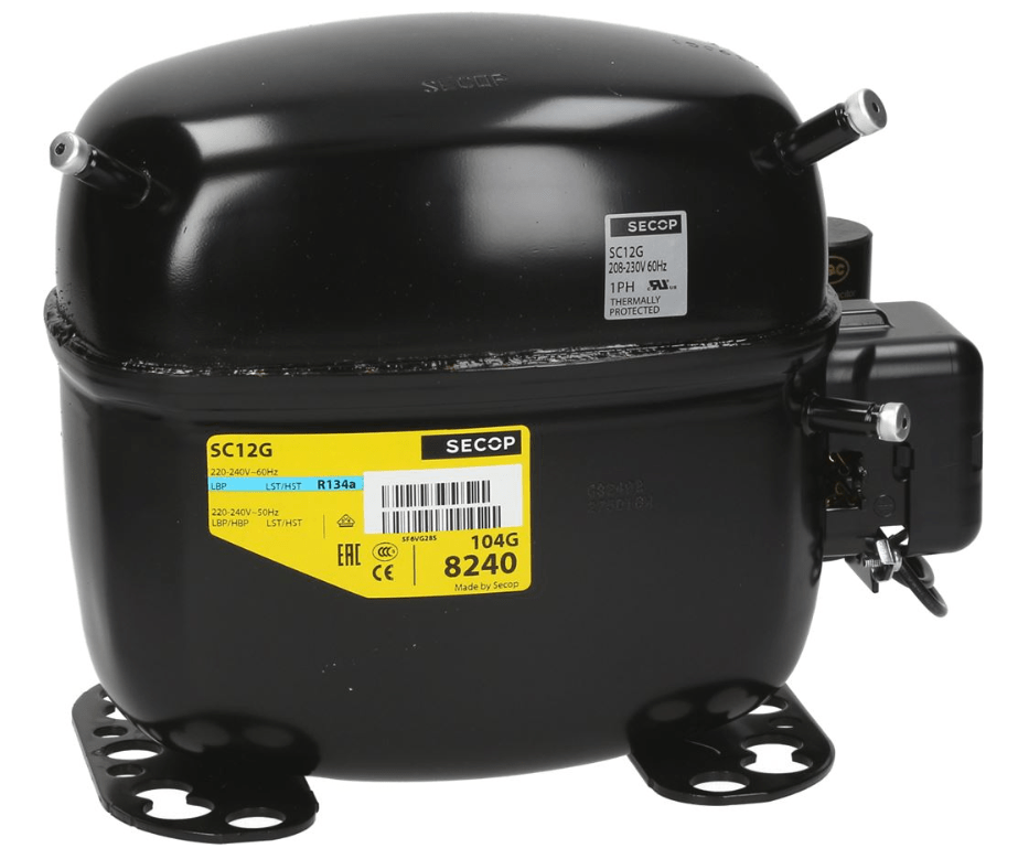 Secop SC12G Compressor 220 - 240V R134a | Danfoss SC12GX - My Oven Spares - Danfoss - COMSC12G - 2