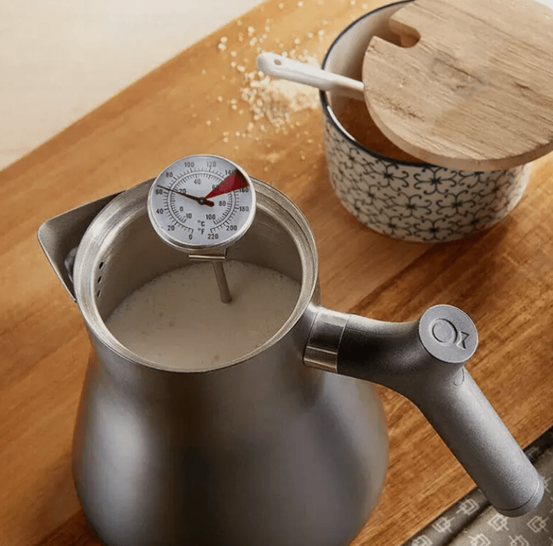 Stainless Steel Coffee Milk Jug Thermometer 0 - 100*C Pan Clip (*C and *F Reading) - My Oven Spares - Universal - COFFEETSTAT - 4