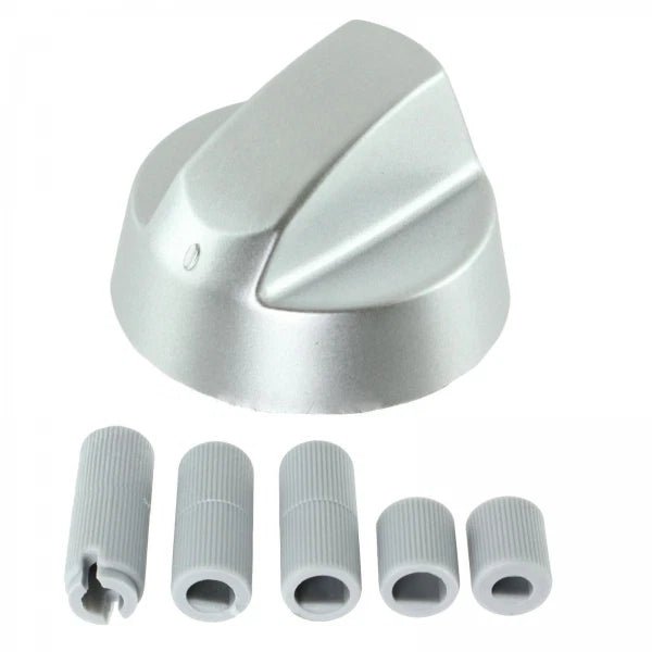 UNIVERSAL SILVER GAS STOVE KNOB SU - KN - My Oven Spares - My Oven Spares - - 1
