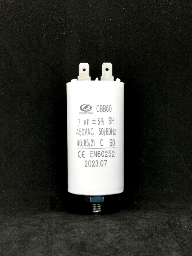 7uf capacitor 450Volt 50hz Motor Start & Run Dryer Fisher&Paykel Simpson 3068138 - My Oven Spares - My Oven Spares - CAP007 / - 1