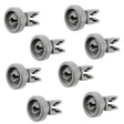 8 Pack Dishlex Dishwasher Top Basket Wheels 50286967000 - My Oven Spares - My Oven Spares - 50286967000 / -D8.5D - 1