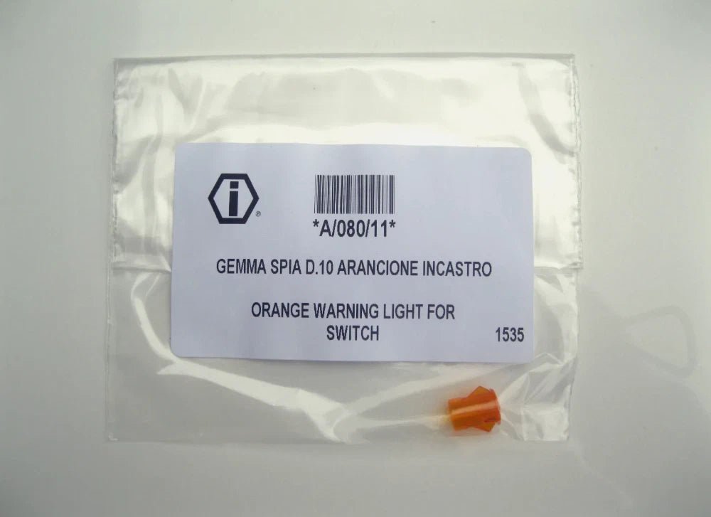 A/080/00 ILVE ORANGE NEON LENS COVER 13mm - My Oven Spares - My Oven Spares - A/080/00 / - 1