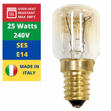 Dr Fischer Oven Light Globe E14 25W 300°C – Part No. 038715 - My Oven Spares - Dr. Fischer - DRF038715 - 1