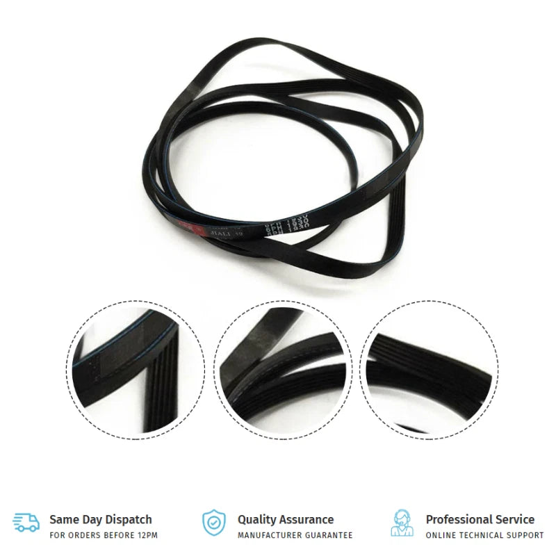 198300011 GENUINE WESTINGHOUSE DRYER DRUM BELT 0198300010