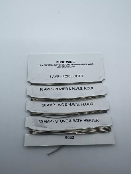 FUSEWIRE CARD 8A, 16A, 20A, & 30A A9032 9032 - My Oven Spares - My Oven Spares - 9032 / -DW.2C - 2