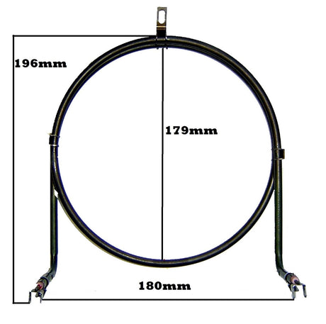 GA26A000 Westinghouse Simpson Fan Forced Element 2200W 0122004506 - My Oven Spares - Westinghouse - WESGA26A000 - 2
