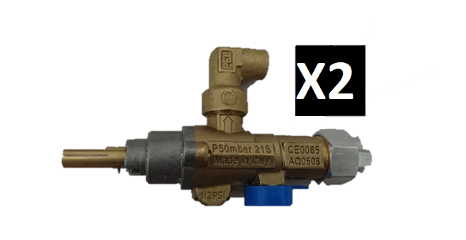 GAS TAP CONTROL VALVE FLAME FAILURE PEL21S (2 UNITS) - My Oven Spares - My Oven Spares - PEL21S / -C17.1E - 1