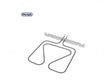 GENUINE DELONGHI 1300W BOTTOM ELEMENT 062090004 - My Oven Spares - My Oven Spares - 62090004 / -D4.7C - 1