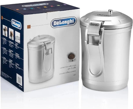 GENUINE DELONGHI COFFEE BEAN CANISTER SILVER 5513290061 1080286 DLSC068 - My Oven Spares - My Oven Spares - DLSC068 / -B.13A - 1