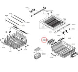 Genuine SMEG Dishwasher Upper Rack Adjustment Kit L&R 698290727 690074913 - My Oven Spares - My Oven Spares -  - 2
