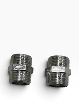 UNIVERSAL IRON NIPPLE INLET HOSE CONNECTOR 3/4" MALE TO 3/4" MALE - My Oven Spares-My Oven Spares-045.068 / D6.1C-1
