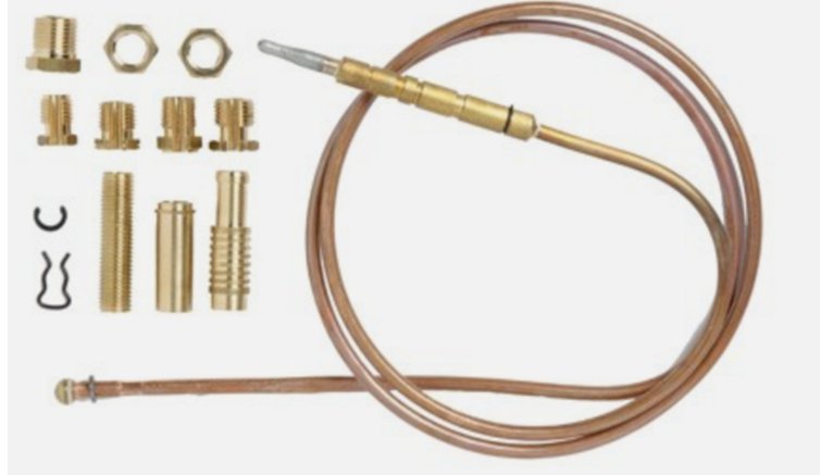 Universal Thermocoupling Kit 900mm - My Oven Spares-Universal-UTK900-3